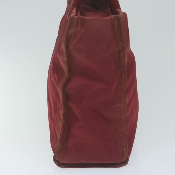 Pre Loved prada Women Burgundy Handbags - Picture 4 of 8